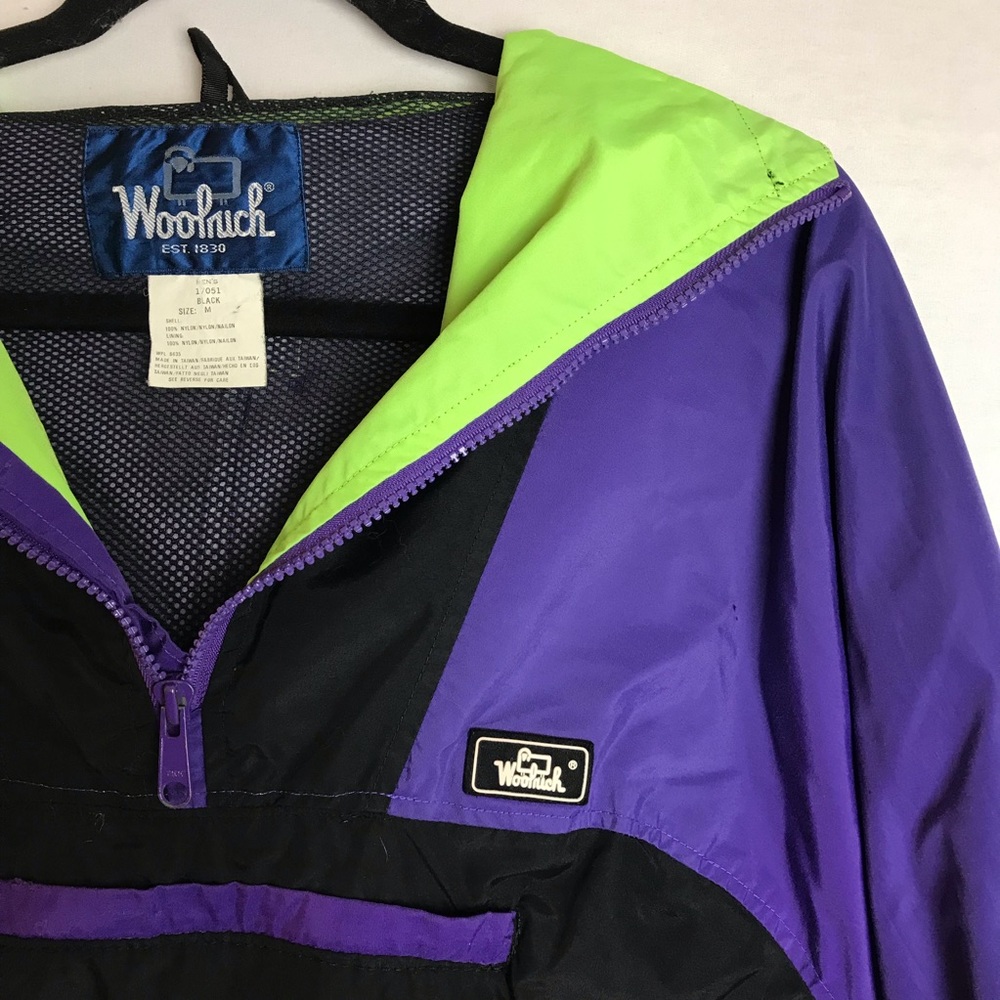 WOOLRICH // Vintage Windbreaker Pullover - Picture 3 of 8